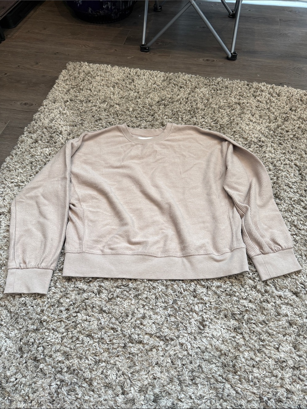 Thread & Supply light beige crewneck sweater